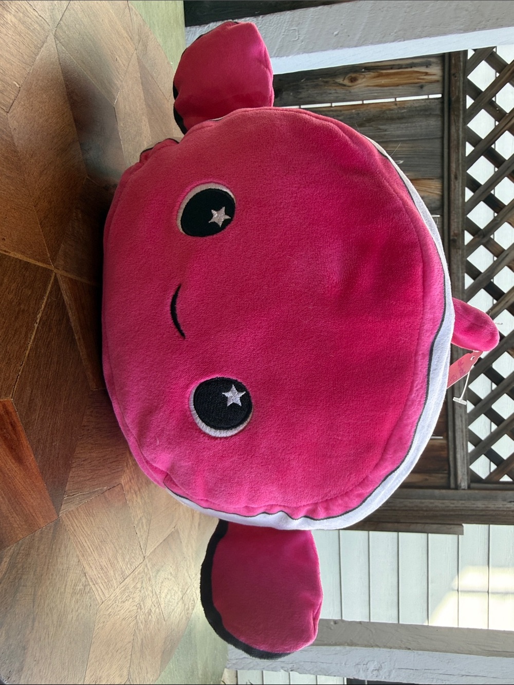 Moosh-Moosh Skipper Pink Clownfish Plush 12” Squishy Pillow Stuffed Animal